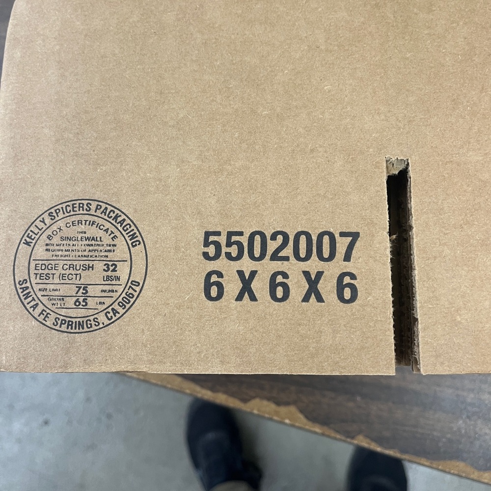 New 25 Brown Cardboard Boxes  6x6x6